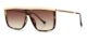 Unisex Square Metal Frame Sunglasses