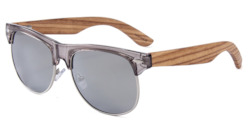 Mens Polarized: Unisex Polarized 50 / 50  Wood  Sunglasses