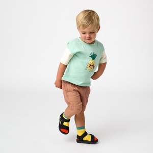 Monkeying around Tee and Tan Shorts Set