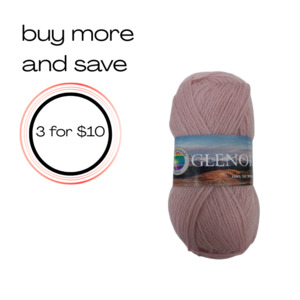 Art Supplies Craft: Glenorchy 100% NZ Wool 18 Baby Pink