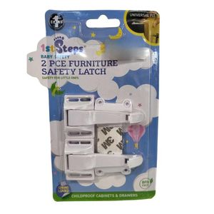 Baby 1: Safety Latch Cabinet & Drawers 2pk