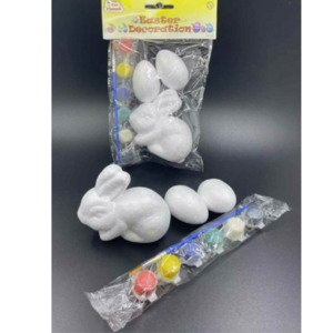 Easter Bunny and 2 Eggs Painting Kit