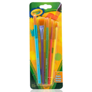 Paint Brushes: Crayola Art & Craft Brushes 5Pk