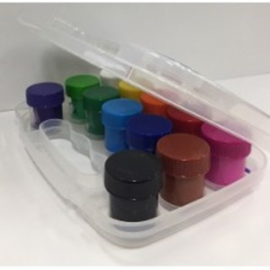 Paint: Poster Paints x12 with Plastic Box