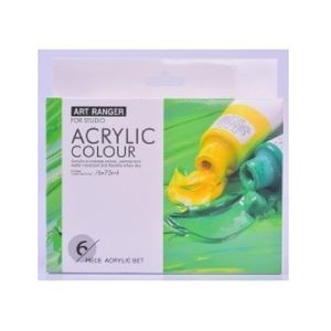 Paint: Acrylic Paint 6x75ml Regular Colours