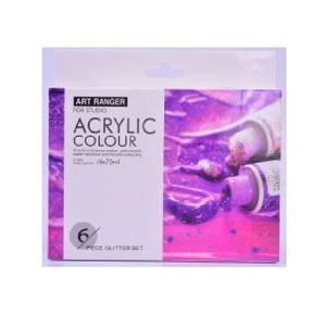 Paint: Acrylic Paint Set 6x75ml Glitter