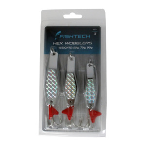 Hooks: Fishtech Hex Wobbler Value Pack Heavy