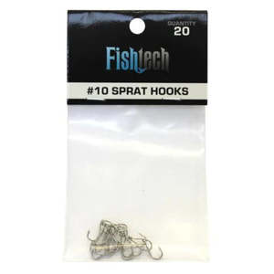 Hooks: Fishtech Sprat Hooks #10