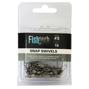 Tackle Boxes Accessories: Fishtech Snap Swivels #3