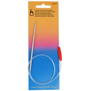 Crochet Knitting: Pony - Aluminium Stitch Holder Circular