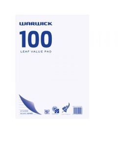 Pads 1: Warwick Value Pad A4 100