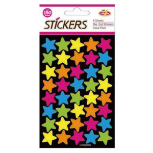 Stickers Stars Bright 150pc