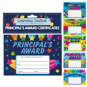 Principal Certificate A5 30pc