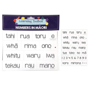 Teacher Supplies: Magnetic NZ Maori Numbers 33pc
