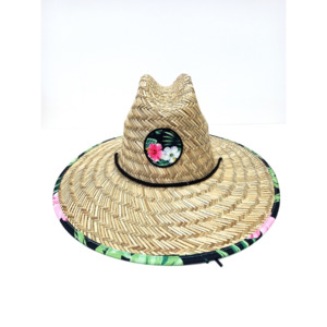 Tropical Brim Straw Hat - Large