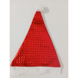 Hats: Santa Hat Glitter 28 x40cm