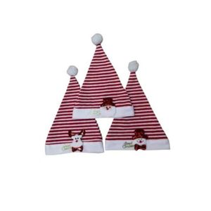 Hats: Santa Hat Striped 28 x40cm