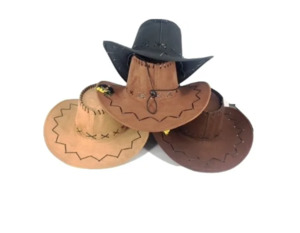 Hats: Cowboy Suede Looking Hat