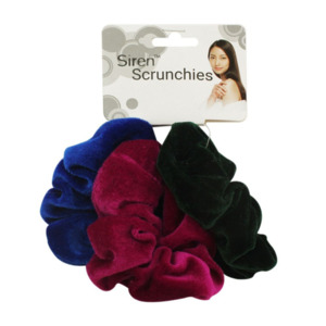 Hair Scrunchies Velvet 3pc