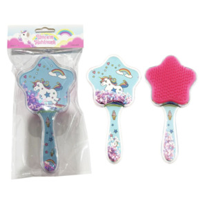 Hair Styling: Unicorn Glitter Hairbrush