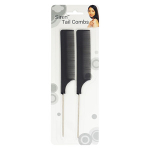 Hair Styling: Tail Comb 2pc 20.6cm