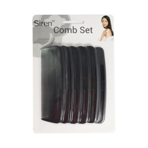 Hair Styling: Comb Family Pack 6pc