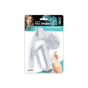 Nail Brush Set 3pc