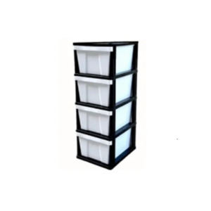 Cabinet White 4 Drawer