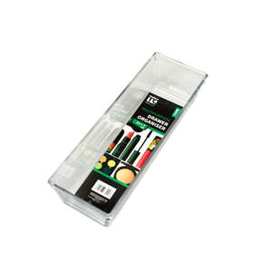 Home Storage: Multi Purpose Clear Drawer Organiser220x70mm