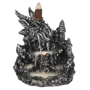 Incense: Silver Black Dragon Backflow Burner