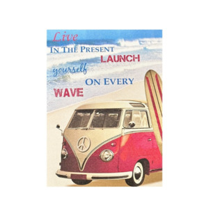 Art 1: Wall Art Plaque - VW Camper Live