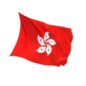 Flag Hong Kong Indoor Wall 5X3
