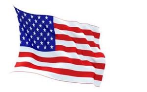 Flag U.S.A. Indoor Wall 5x3