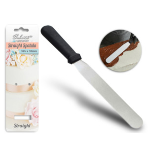 Bakeware: BakeArt Flat Icing Spatula Black Handle
