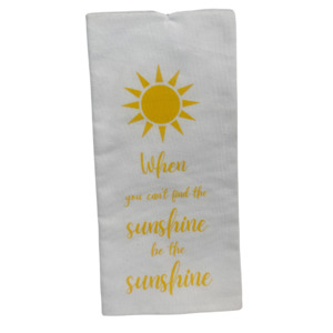 Blankets Linen: Tea Towel Friends Sunshine