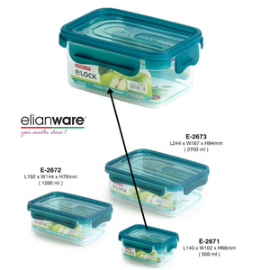 E-Lock Airtight Seal Food Container 500ml