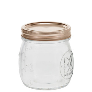 Kates Embossed Jar With Copper Lid 250ml