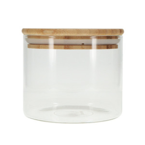 Kitchen Storage: Kates 500ml Glass Canister with Bamboo Lid
