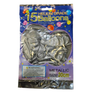 Balloons: Balloons - Metallic Silver