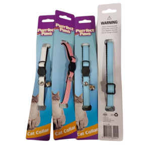 Leads Collars: Pet Collar with Bell 30cm (Cat)