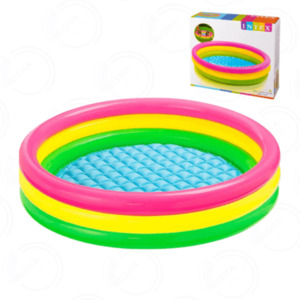 Inflatable Pools: Intex Sunset Glow Pool 1.47cm x 33cm