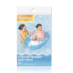 Inflatables: Bestway Floatin' Friends Baby Boat 1.02m x 69cm