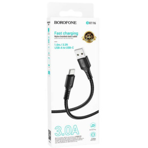 BX116 Type C Data Cable 3.0A 1M