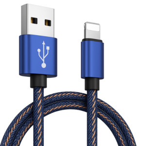 Phone Cables: Iphone Cable Denim 1M