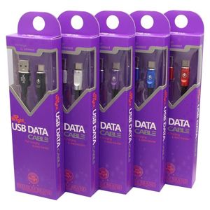 Phone Cables: Type C Round Shape with LED Light Cable