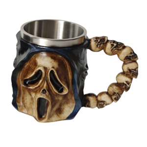 Scream Skull Blue Tankard