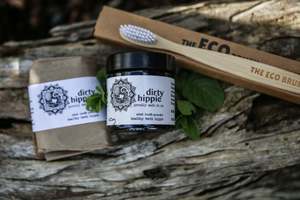 Skincare: Dirty Hippie - Tooth Powder Mint 40gm (Vegan)
