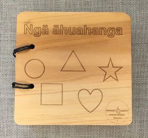 Products: Wooden Shapes Book – Māori