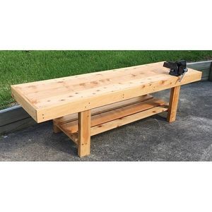 Products: 1.8m Flat Top Carpentry Bench with Engineers Vice – Pre School