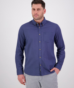 Products: Swanndri Ward Men's LS Shirt-Indigo - Sunset Surf & Turf